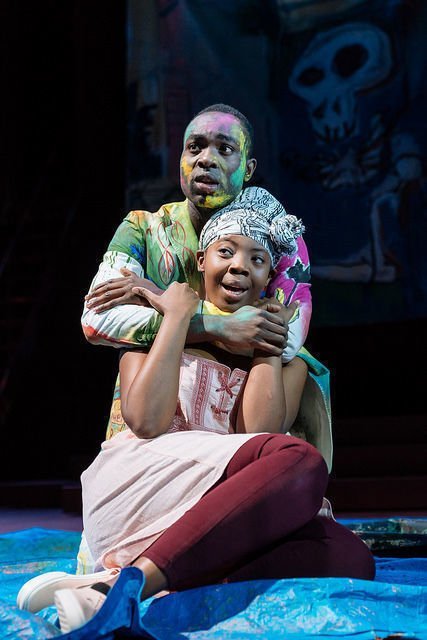 Paapa Essiedu as Hamlet and Mimi Ndiweni as Ophelia - Photo: Manuel Harlan