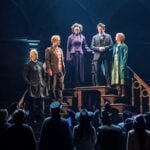 Alex Price as Draco Malfoy, Paul Thornley as Ron Weasley, Noma Dumezweni as Hermione, Jamie Parker as Harry Potter and Poppy Miller as Ginny - Photo by Manual Harlan