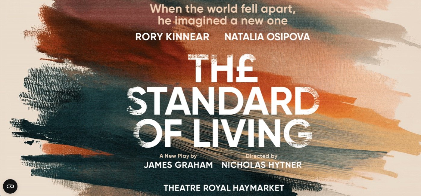 Read more about the article NEWS: The Standard of Living, Theatre Royal Haymarket from September 2026 New play from James Graham
