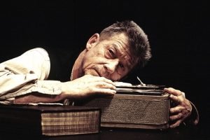 John Hurt as Krapp (Photo: Tristram Kenton)