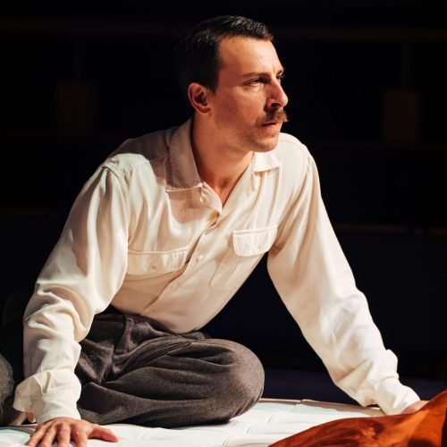 Jake Mann – credit Helen Murray Photography Jake Mann as Leonard Webb  (Photo: Helen Murray)