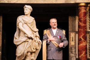 Dickon Tyrell as Julius Caesar  (Photo: Helen Murray)