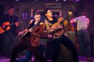 Joey Bradick as Carl Perkins and Connor Payne as Elvis Presley  (Photo: Alex Tabrizi)