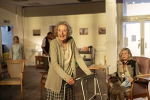 Linda Bassett as Joan and Ann Mitchell as Agnes (Photo: Johan Persson)