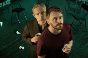 Martin Freeman and Jack Lowden in The Fifth Step (Photo: Phil Fisk)