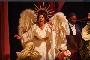 Wendi Peters as Florence Foster Jenkins. (Photo Chris Davis)