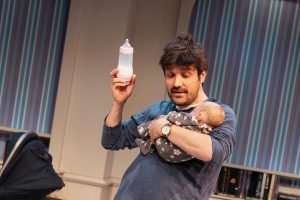 George Banks as Jack and the baby Sarah (Photo: Pamela Raith)